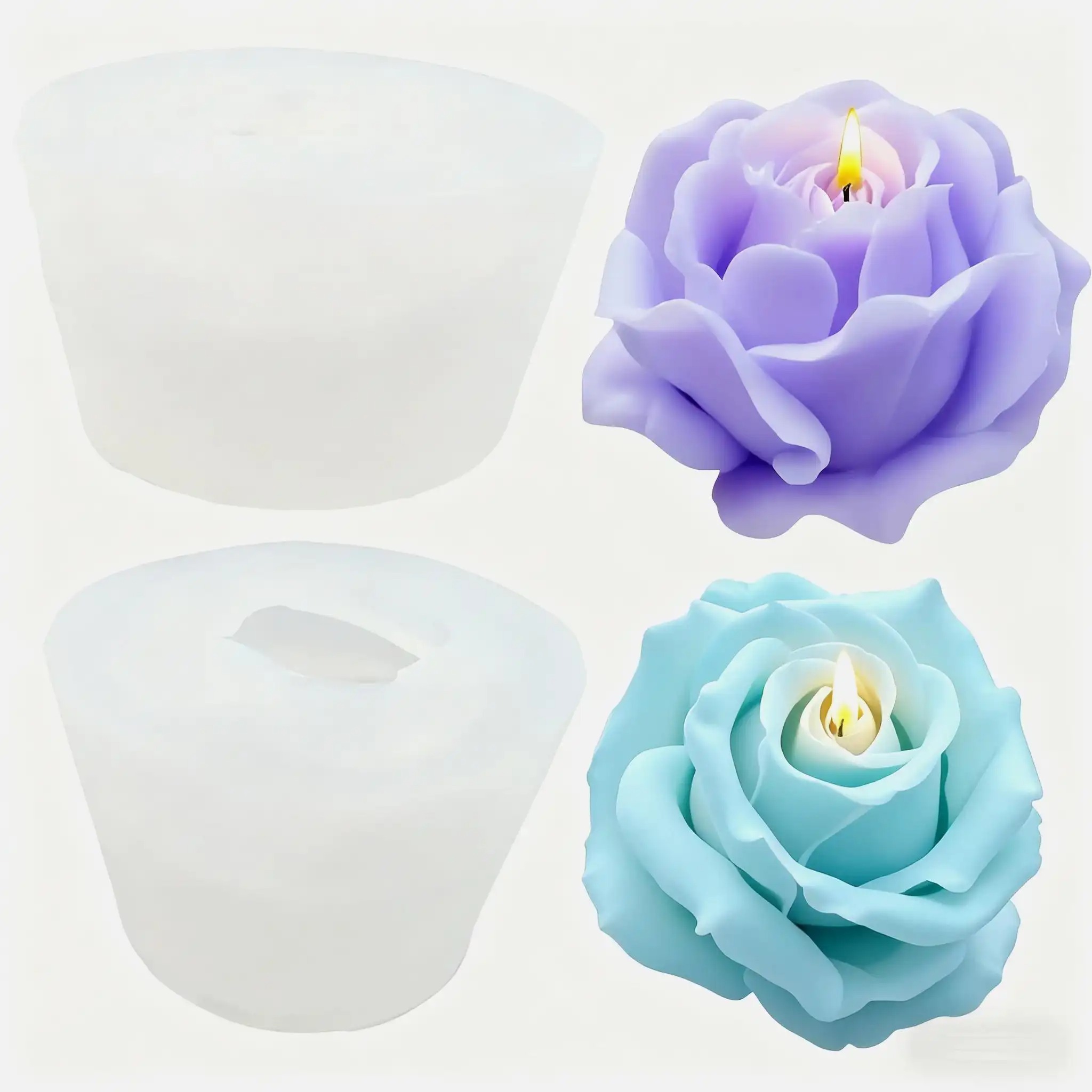 2-delige romantische 3D Rose s - Resin Craft Ideas recensie en prijs