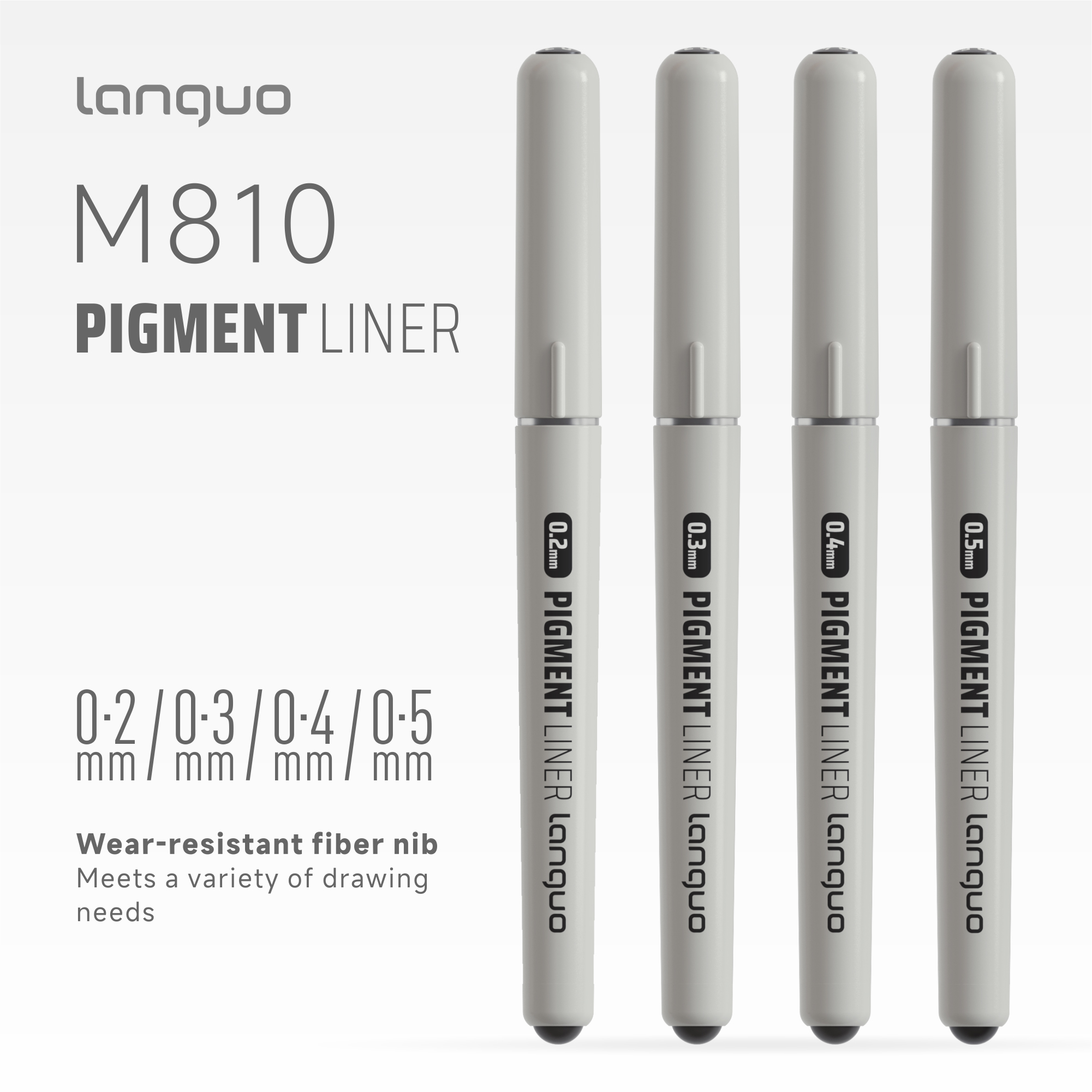 LANGUO 0.2/0.3/0.4/0.5 mm Micr - Copic Marker Sketch recensie en prijs
