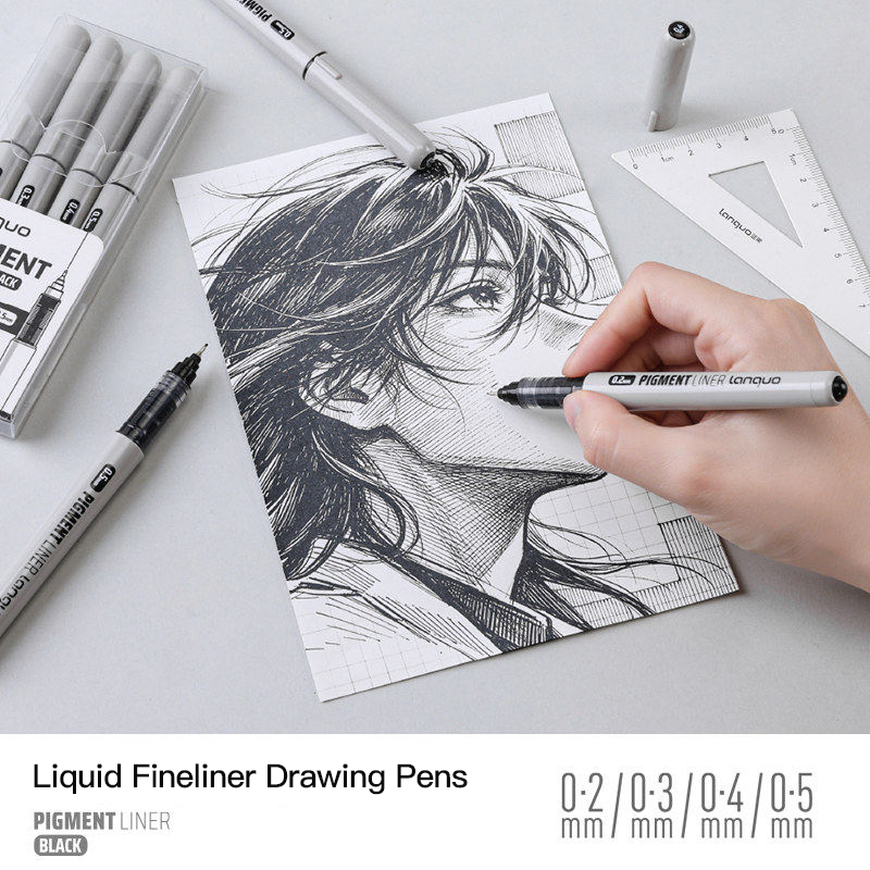 LANGUO 0.2/0.3/0.4/0.5 mm Micr - Copic Marker Sketch recensie en prijs