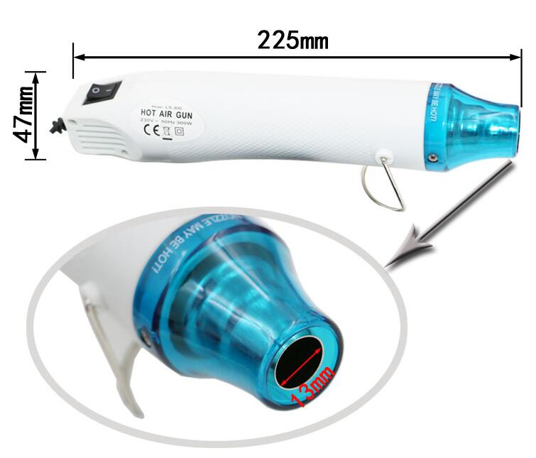 220V 300W 200 ° C Zachte keram - Heat Gun Small recensie en prijs