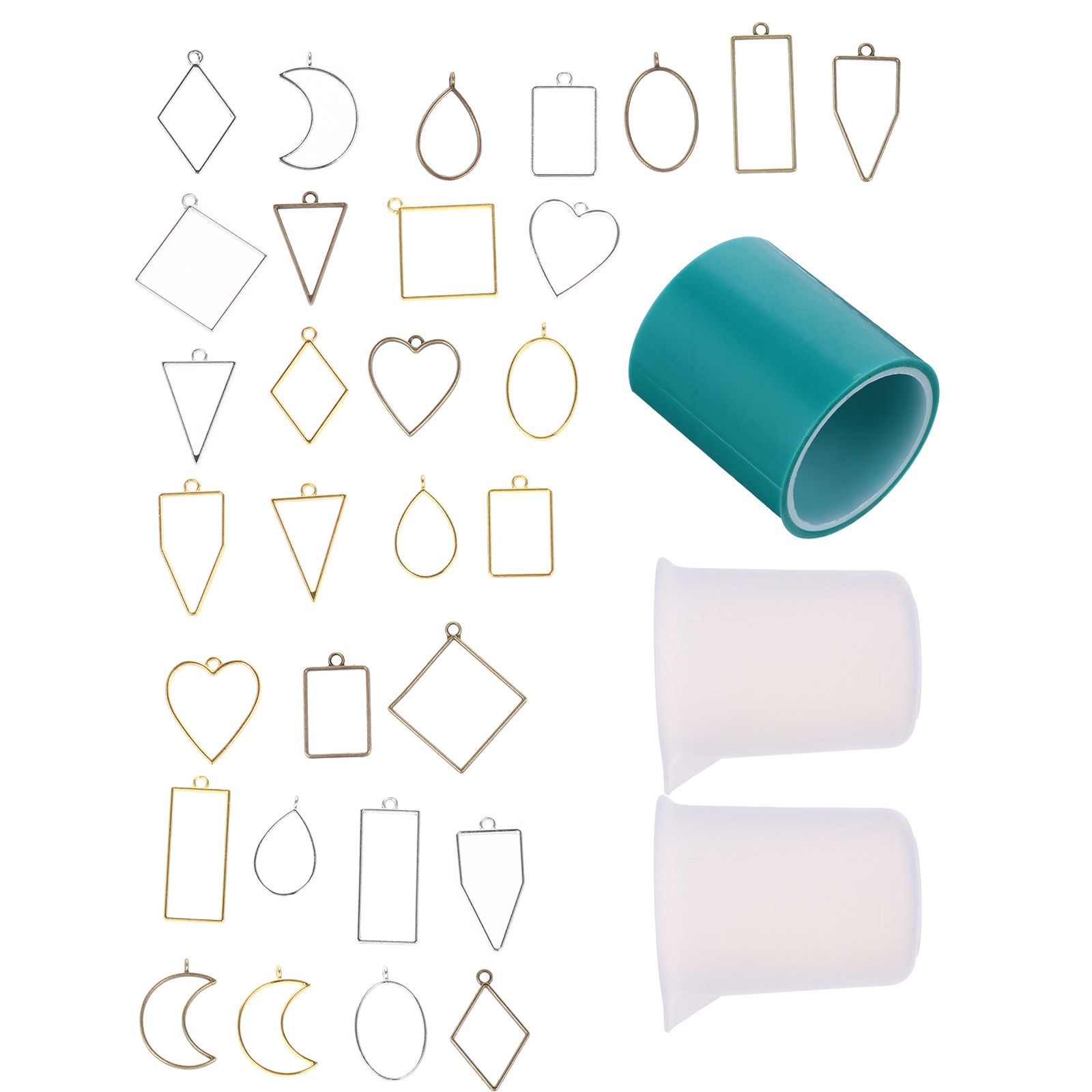 33-delige set metalen bedels,  - Resin Crafts Diy recensie en prijs