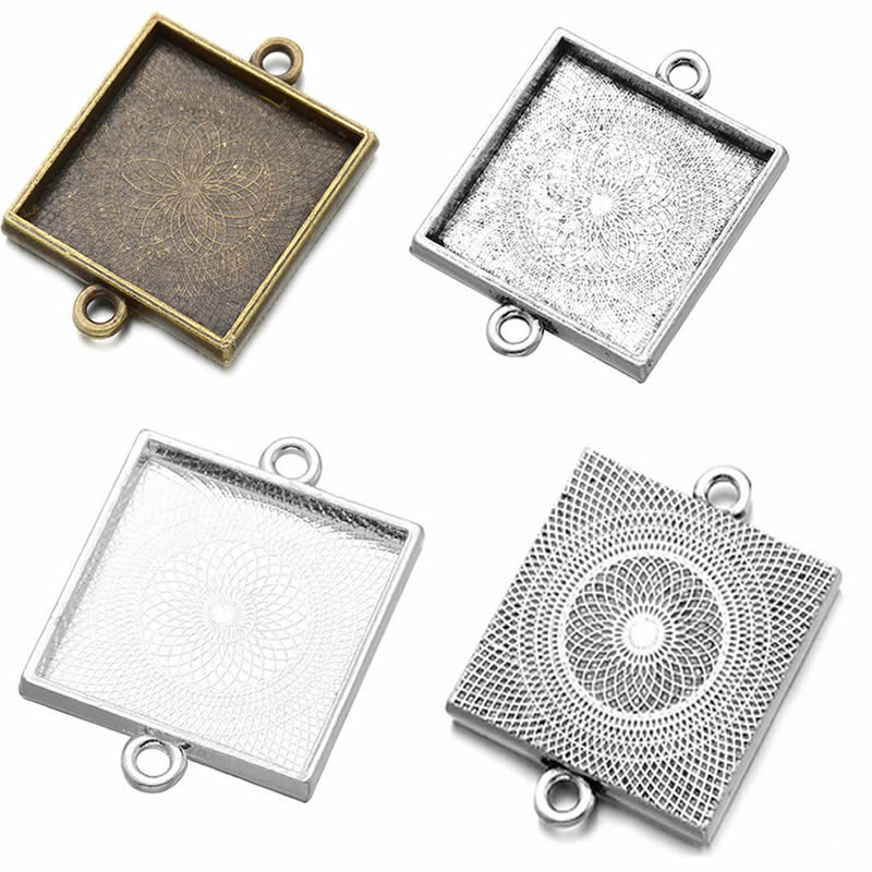 Onebeading Fit 25x25mm Vierkan - Bezels Set Pendant recensie en prijs