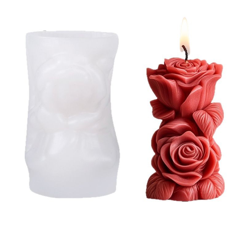 3D Rose Flower Shaped Candle S - Resin Craft Ideas recensie en prijs