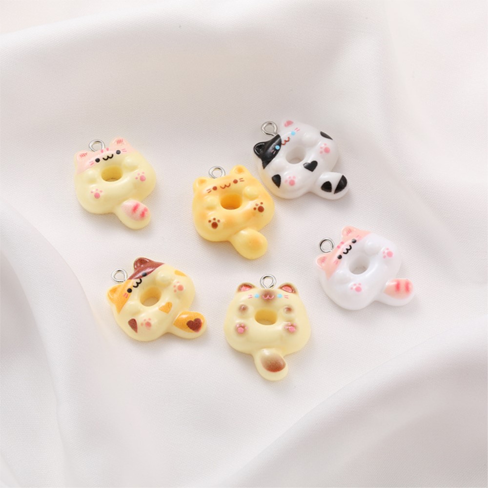 10 stuks Kawaii Cartoon Kat Ha - Resin Crafts Diy recensie en prijs
