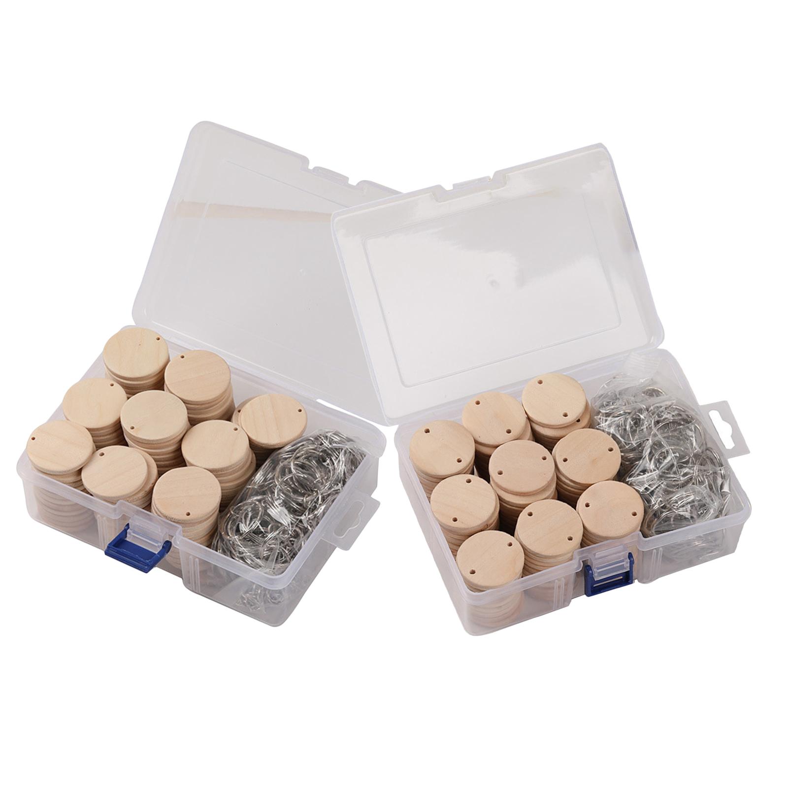 100 stuks houten schijfjes, sl - Wood Ring Blank recensie en prijs